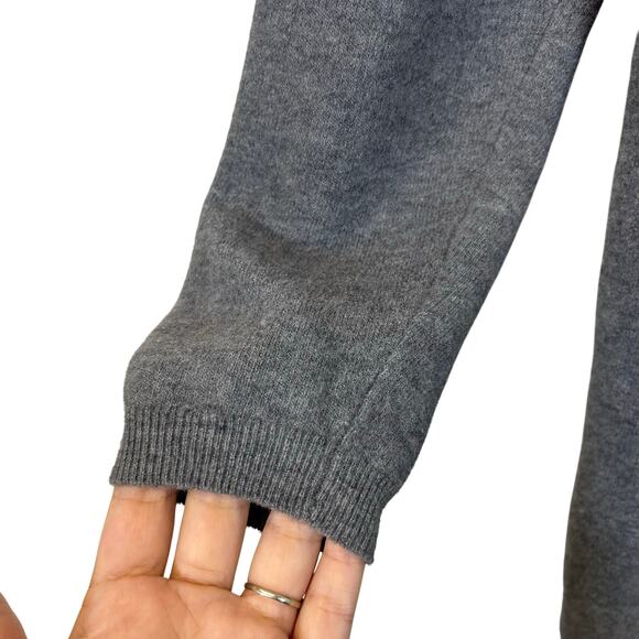 Vince Scoop Neck Sweater Gray Angora Hair/Wool Blend Women’s Size XS - Picture 4 of 7